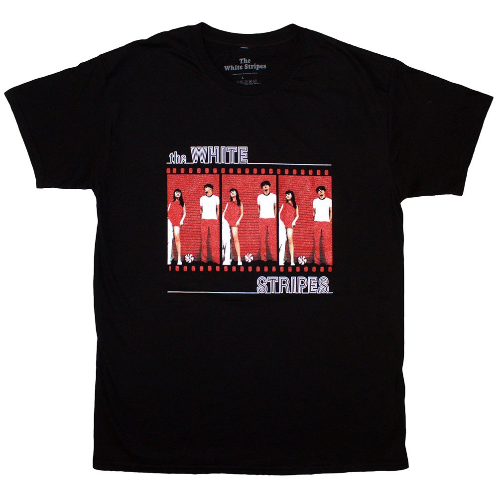 The White Stripes - Film Strip Tshirt Homme - Noir